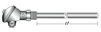 เทอร์โมคัปเปิล รุ่น HW_107  Type K , J , PT 100 Ohm