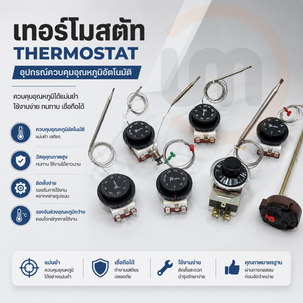 จำหน่ายเทอร์โมสตัท Thermostat พร้อมส่งทั่วประเทศ